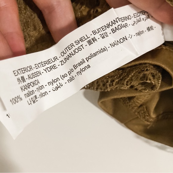 Zara Lace Top with built-in Camisole Size L - Picture 6 of 10